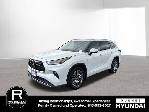 Wind Chill Pearl 2022 Toyota Highlander Platinum