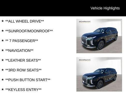 2025 Hyundai PALISADE Calligraphy