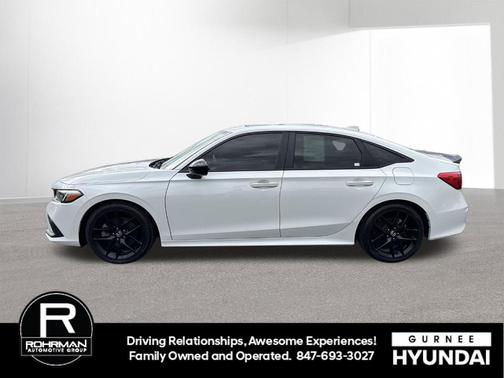 Platinum White Pearl 2022 Honda Civic Si Base