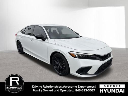 Platinum White Pearl 2022 Honda Civic Si Base