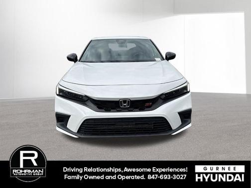 Platinum White Pearl 2022 Honda Civic Si Base