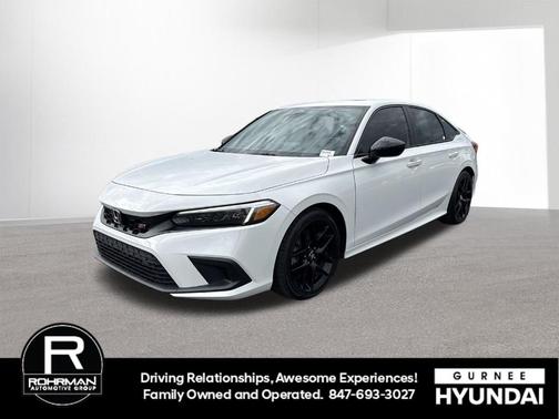 Platinum White Pearl 2022 Honda Civic Si Base