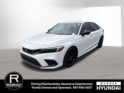 Platinum White Pearl 2022 Honda Civic Si Base