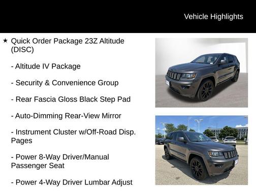 2017 Jeep Grand Cherokee Altitude
