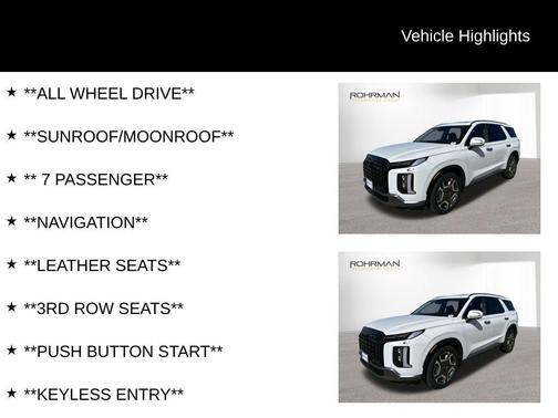 2025 Hyundai PALISADE SEL Premium