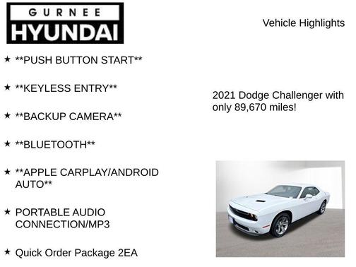 2021 Dodge Challenger SXT