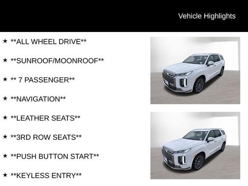 2025 Hyundai PALISADE Calligraphy