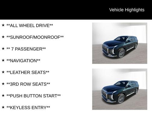 2025 Hyundai PALISADE Calligraphy
