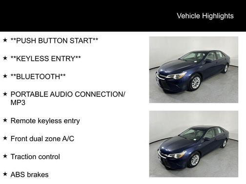 2015 Toyota Camry Hybrid LE