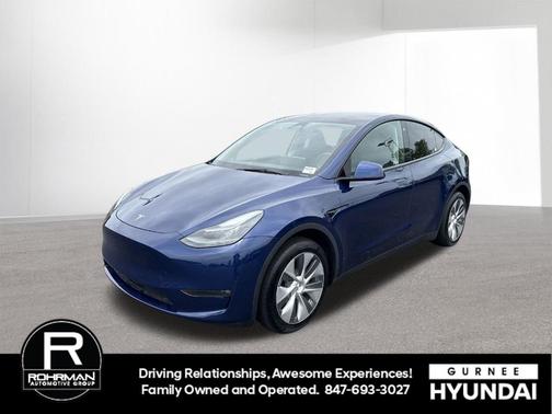 Deep Blue Metallic 2023 Tesla Model Y Long Range
