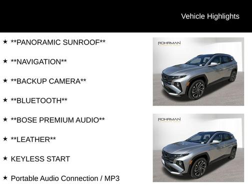 2025 Hyundai TUCSON Limited