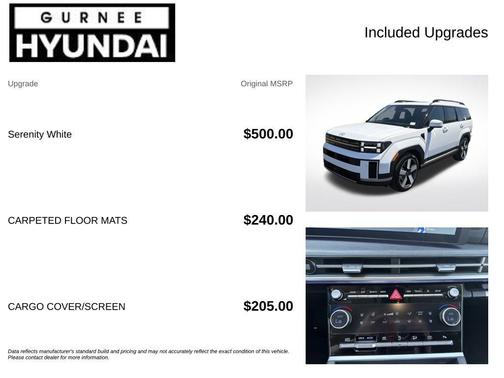 White 2026 Hyundai SANTA FE Limited