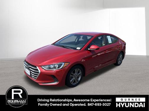 Scarlet Red 2018 Hyundai ELANTRA SEL