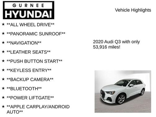 2020 Audi Q3 45 S line Premium Plus