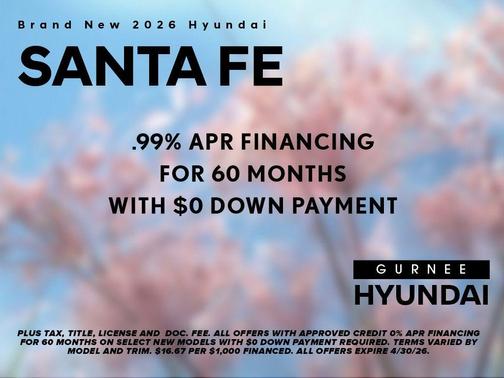 White 2026 Hyundai SANTA FE Calligraphy