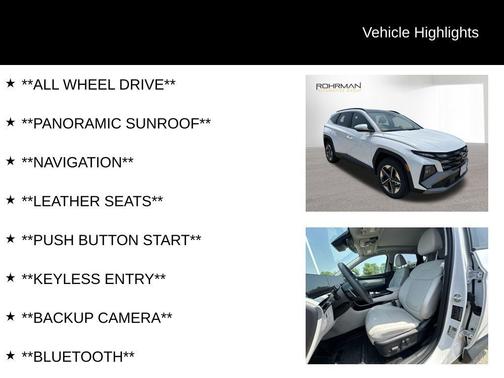 2025 Hyundai TUCSON Hybrid SEL Convenience