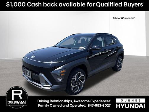 Abyss Black Pearl 2026 Hyundai KONA SEL Premium