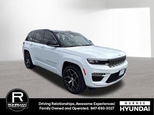 Bright White Clearcoat 2025 Jeep Grand Cherokee Summit
