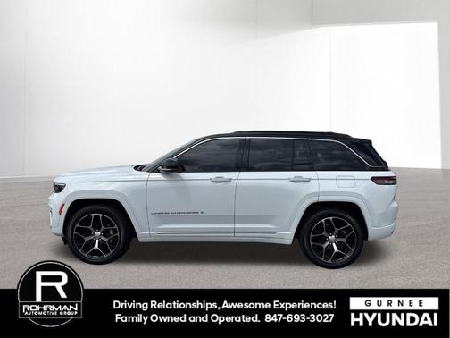 Bright White Clearcoat 2025 Jeep Grand Cherokee Summit