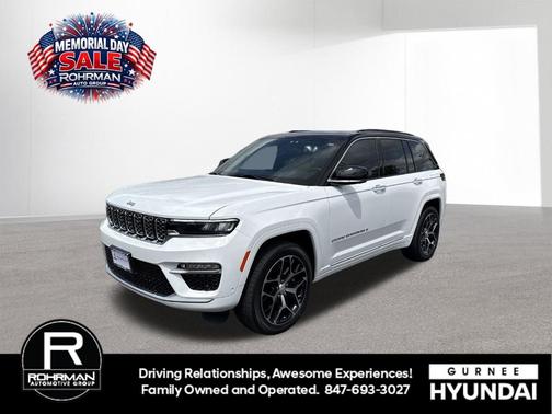 Bright White Clearcoat 2025 Jeep Grand Cherokee Summit