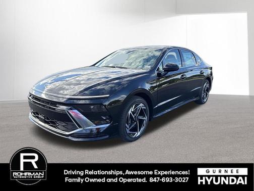 Black 2026 Hyundai SONATA SEL Sport