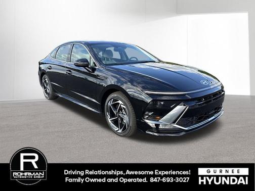 Black 2026 Hyundai SONATA SEL Sport