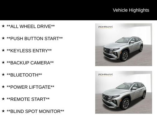 2025 Hyundai TUCSON SEL