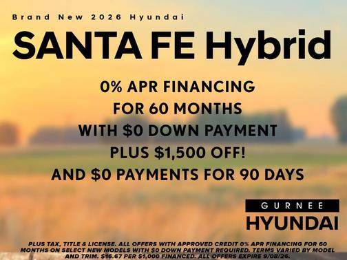 Hampton Gray 2026 Hyundai SANTA FE HEV Limited