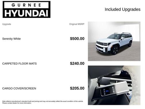 White 2026 Hyundai SANTA FE HEV SEL