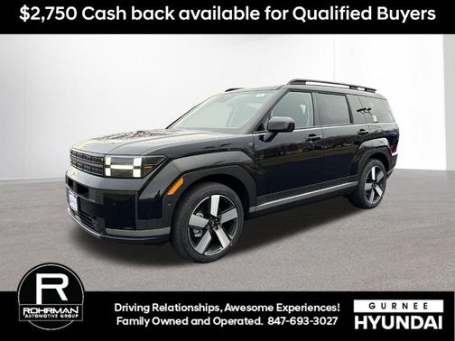 Phantom Black 2026 Hyundai SANTA FE HEV Limited