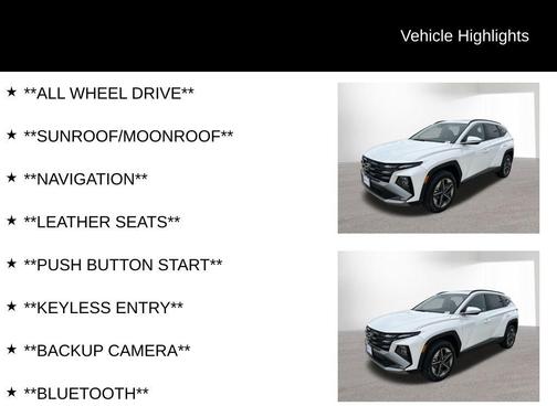 2025 Hyundai TUCSON SEL Convenience
