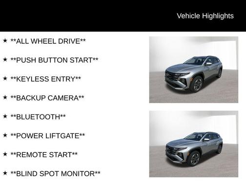 2025 Hyundai TUCSON SEL
