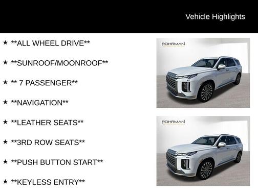 2025 Hyundai PALISADE Calligraphy