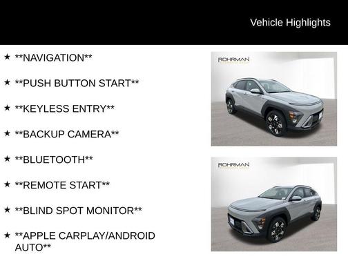 2025 Hyundai KONA SEL Convenience
