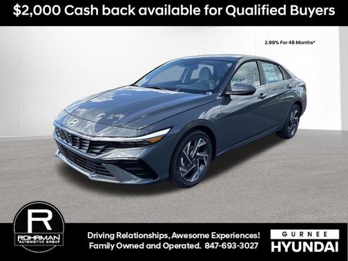 Gray 2026 Hyundai ELANTRA Limited