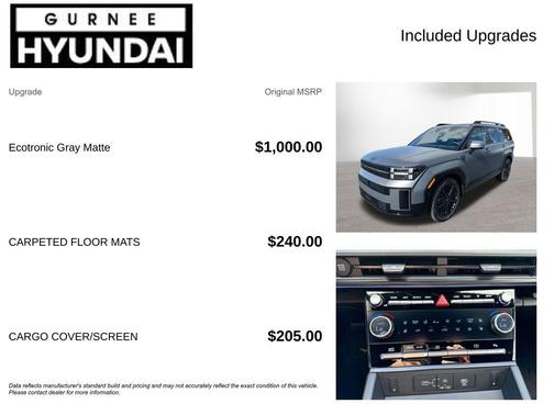 Gray Matte 2026 Hyundai SANTA FE HEV Calligraphy