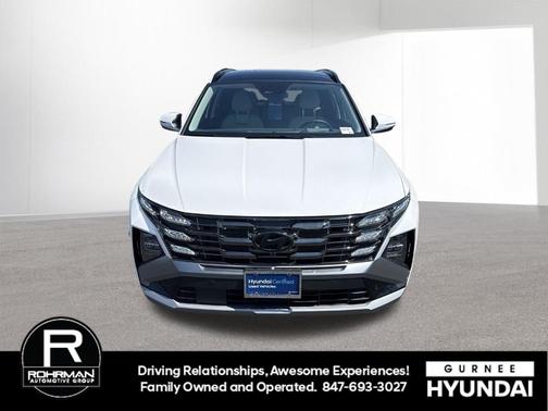 White Pearl 2025 Hyundai TUCSON Limited