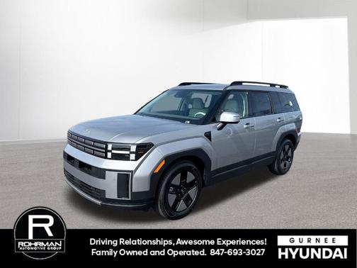 Shimmering Silver 2026 Hyundai SANTA FE HEV SEL