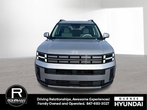 Shimmering Silver 2026 Hyundai SANTA FE HEV SEL