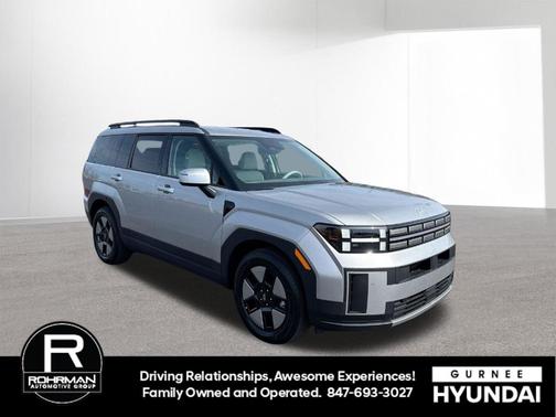 Shimmering Silver 2026 Hyundai SANTA FE HEV SEL