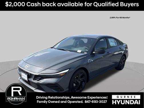 Gray 2026 Hyundai ELANTRA SEL Sport