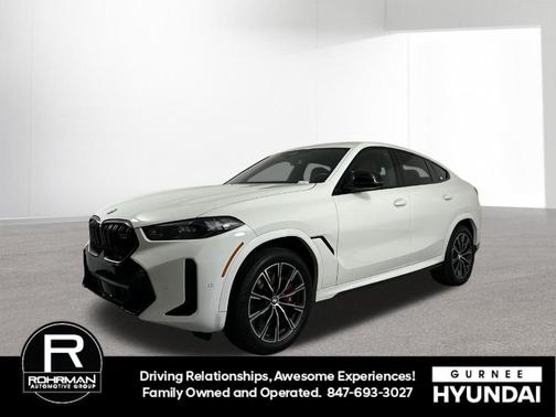 Alpine White 2024 BMW X6 M60i