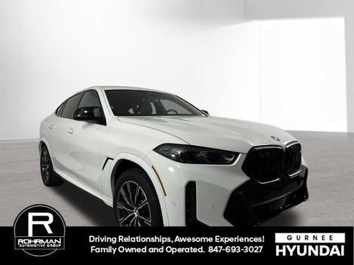 Alpine White 2024 BMW X6 M60i