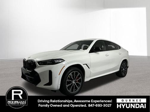 Alpine White 2024 BMW X6 M60i