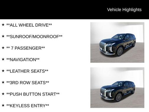 2025 Hyundai PALISADE Calligraphy