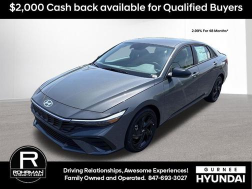 Gray 2026 Hyundai ELANTRA SEL Sport