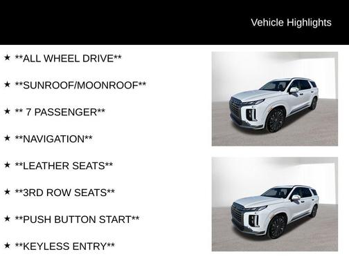 2025 Hyundai PALISADE Calligraphy