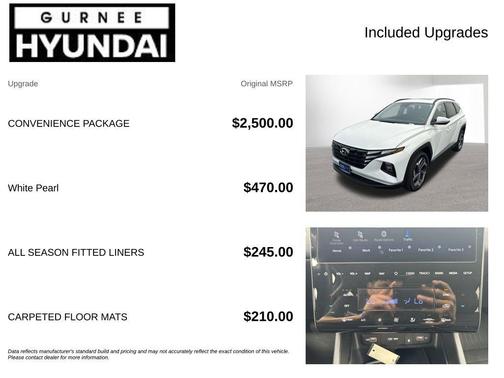 White Pearl 2024 Hyundai TUCSON SEL