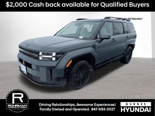 Gray Matte 2026 Hyundai SANTA FE HEV Calligraphy