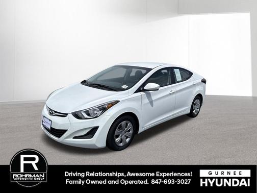 Quartz White Pearl 2016 Hyundai ELANTRA SE
